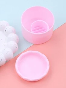 1 buc plastic alb roz unghii spălare stilou ceașcă curățare bol unghii stilou perie curățare cutie multifuncțional filtru paiete manichiură instrumente unghii consumabile
