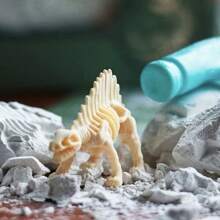 6/12pcs Assorted Dinosaur Fossil Skeleton Toys - Plastic Dino Figures In Cream, Archaeological Excavation Dinosaur Skeleton, Simulation Educational Toy, Ideal For Party Favors, Birthday Decor & Educational Digging Activities, Dinosaur Toys, Thanksgiving/Halloween/Birthday/New Year Gifts,Dinosaur,Dinosaur Toys,Dinosaur Toy,Bug Terrarium,Life Cycle,Kids Party Decor