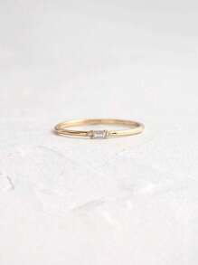 5pcs/Set Gold Tone Rings Gift Box, Luxurious Elegant Marquise Cut Cubic Zirconia Micro Pave Wedding Rings Combo, Suitable For Women's Wedding Banquet And Valentine's Day Gift - Gold - View 10