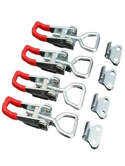 4 pezzi Chiusure regolabili in acciaio inossidabile di elevata qualità - Accessori morsetti a bullone rapido per uso industriale