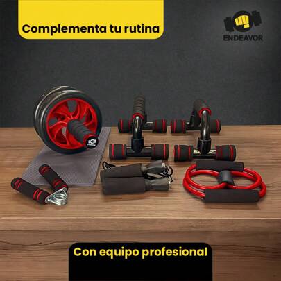 Rodillo Abdominal 5 en 1 Ejercicio Entrenamiento en Casa GYM