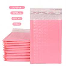 10Pcs Bubble Mailers Pink Poly Bubble Mailer Self Seal Padded Envelopes Gift Bags For Shipping Packaging Maile Self Sealw - Multicolor - View 1