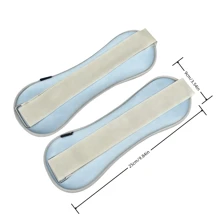 1 对负重沙袋0.3kg/0.5kg/0.75kg/1kg/1.5kg/2kg腕部脚踝负重沙袋透气铁带适用于健身舞蹈瑜伽跑步普拉提腿部力量训练，适用于斋月、情人节、女神健身、校园体育礼物 - 彩色 - 查看 27