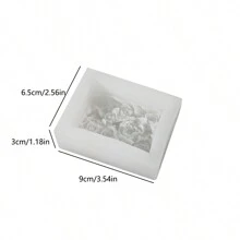 Rose Column DIY Handmade Fragrance Plaster Multifunctional Silicone Mold - White - View 5