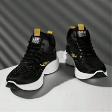 Nouvelles Baskets polyvalentes super légères et résistantes de 2025 pour hommes, chaussures de sport blanches et - Noir - Voir 6