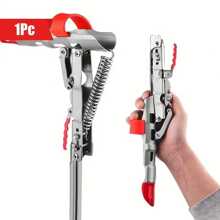 1pc Red Hanging Rod Holder With Foldable Design And Stable Ground Support, Allows Hands-Free Fishing