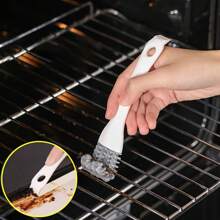 2pcs Multi-Function Cleaning Brushes, Suitable For Kitchen Stove, Sink, Oven, Countertop, Grill, Slots Cleaning Tools
