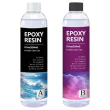 240ml/500ml/1000ml Crystal Clear Epoxy Resin AB Glue Set, 1:1 Mix, High Transparency And Quick Drying, No Bubbles, Anti-Yellowing, Smooth Surface, Suitable For DIY Art River Tables, Jewelry Casting Crafts - Multiple Specifications - View 14