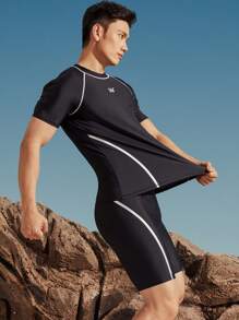 Top de maillot de bain pour hommes 361, élastique, séchage rapide, surf, sports de plage, activités extérieures (une ou deux tailles plus grandes sont plus recommandées), hawaïen