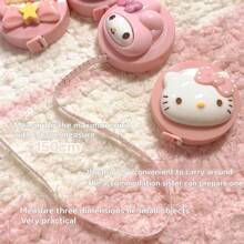 Sanrio Kawaii Hello Kitty 卡通可爱迷你卷尺 1.5m 自动伸缩便携式 Cinnamoroll 小卷尺，母亲节礼物