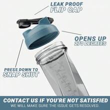 HELIMIX 2.0 Vortex Blender Shaker Bottle Holds Upto 28oz |   No Blending Ball Or Whisk |   USA Made |   Portable Pre Workout Whey Protein Drink Shaker Cup |   Mixes Cocktails Smoothies Shakes |   Top Rack - 石板 - 查看 6