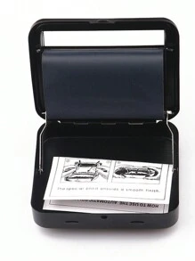 1pc,70MM Rolling Machine Automatic Tobacco Roller Box Cigarette Roll Rolling Machine Stainless Steel Case Smoking Accessories - Cigarette Rolling Machine - View 9