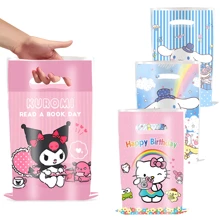 Sanrio Sanrio Thema Verjaardagsfeest Decoratie Benodigdheden Cadeauzakken Kuromi Hello Kitty Cinnamoroll Cartoon Anime Figuur Festival Feest Benodigdheden
