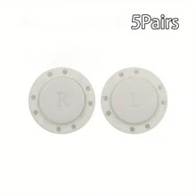 5 Pairs Invisible Magnetic Snaps - Black Plastic Sewing Buttons, For Jackets And Sweaters, Hidden Fasteners, For Garment Making - Multicolor - View 21