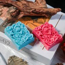 Rose Column DIY Handmade Fragrance Plaster Multifunctional Silicone Mold - White - View 2