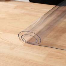 Protezione da tavolo in PVC trasparente - Spessore 1,0 mm, tappetino da scrivania in plastica premium di alta qualità e trasparente per una protezione superiore della superficie. Impermeabile e resistente al calore, facile da pulire senza bisogno di lavaggio.