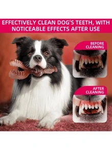 Beef Flavored Dog Chew Toy, Indestructible Dog Chew Toy | Beef Flavored Super Durable Nylon Material | Christmas Gift For Dog Lovers, Halloween Treats, Durable Beef Flavored Dog Bone | Tough Nylon Chew Stick | Holiday Gift, Halloween Dog Toy, Durable Dog Chew Toy, Suitable For All Sizes - Multicolor - View 8