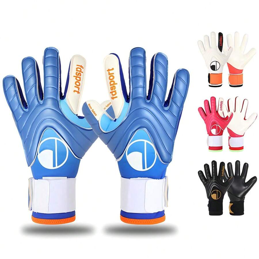 Soccer Goalie Goalkeeper Gloves Youth Adults, High Performance Goalkeeper Gloves, Breathable Soccer Gloves With Strong Grips Palms - Multicolor - View 1