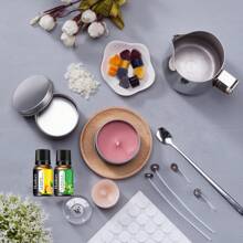 DIY Candle Making Kit, Soy Candle Kits Making For Kids Adults Beginners, Candle Maker Kit Candle Making Supplies Including Fragrance Oils Candle Wicks Dyes Jars Melting Pot