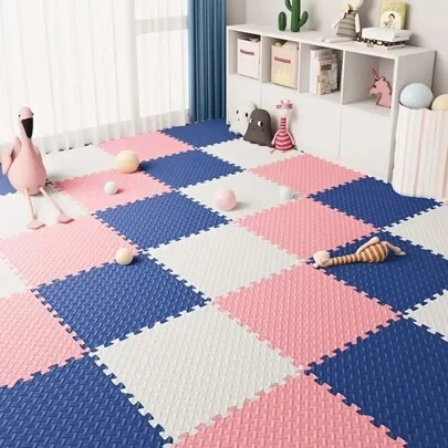 Set de 6/8/10 piezas, Esterilla de ejercicio de espuma EVA de alta densidad, superficie antideslizante y duradera, apta para gimnasio en casa, fitness, sala de juegos, yoga, cardio