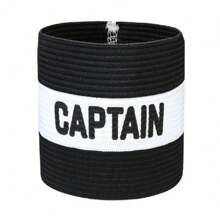 1pc Captain Armband For Sports - PA Nylon Elastic Band With Strong Adhesive, Symbol Badge For Football, Rugby, Hockey, Outdoor Playground Activities