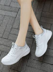 Suitable For Office Workshop Factory Women's Non Slip Work Shoes Soft Soled Lace Up Running Shoes Women's Footwear Women's Steel Head Industrial Work Shoes Breathable Low Top Knitted Sports Shoes Light Outdoor Work Shoes