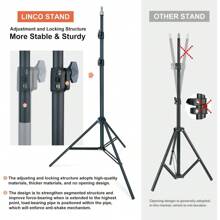 Photography Studio Lighting Softbox Photo Light Muslin Backdrop Stand Kit - 1 - View 9