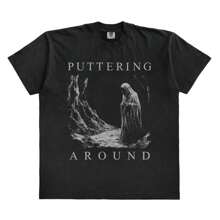 Puttering Around Death Metal Skeleton T-Shirt
