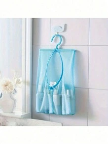 Multi-Purpose Hangable Storage Mesh Bag - Bathroom Accessories For Organizing Clothespins, Kitchen, And Bathroom Essentials - , Water-Resistant, And Easy-To-Clean Home Organization And Storage Solution