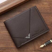Portfel męski Slim Clip Portfel na karty kredytowe Etui na dowód osobisty Casual Męski skórzany krótki Portfel na wiele kart S Biznesowy męski Portfel składany na pół Portfel męski Krótki portfel Młodzieżowy modny Cienki portfel na wiele kart Duża pojemność Poziomy biznesowy Miękki skórzany portfel dla mężczyzn Portfel Portfel mały portfel Portfel męski skórzany