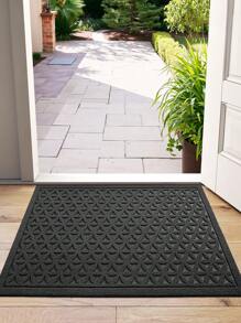 DAJIANG 1 Stück - Schwarzer gestreifter rechteckiger geometrischer Vintage Türvorleger, moderner Stil Ganzjahres-Eingangsmatte aus Polyester, ausbleichfest, flach, rutschfest, leicht zu reinigen, geeignet für Terrasse, Innen-, Außenbereich, Garten, Flur Heimdekoration, Frauen Valentinstag Geschenk Geburtstag Freund Freundin Badezimmer Deko Badematte Bodenbelag Outdoor Teppich Türmatte Herbstdekoration Badezimmer Accessoires Rückkehr zur Schule Eingangsbereich Dekoration