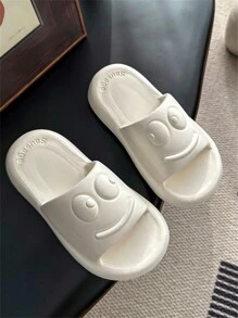2025 New Smiling Face Slippers For Women's Summer Home EVA Material Slippers Anti-Slip Cartoon Personalized Cute Slippers Funny Slippers