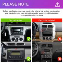 [2G+64G] Android 13 Car Stereo With Wireless Android Auto For Volk swagen For Jetta For Beetle For Tiguan For Passat For Golf For Polo For Skoda Seat 7 Inch Touchscreen Radio With GPS WiFi FM With AHD Backup Camera - 7 Zoll - Übersicht 3