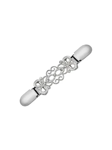 女士复古毛衣开衫领夹、腰带夹、衬衫胸针夹、金色、银色和古铜色花朵图案毛衣披肩夹 - 腰夹、腰带开衫夹围巾领子配饰夹和胸针夹，可作为服装礼品 - 披肩夾 - 查看 5