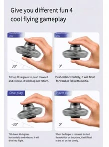 SHENSE Flying Spinner Flying Gyro Mini Drone Ifly Boomerang Cool Stuff Flying Fidget UFO Toys Exquisite  Decompression Toy Delicate Gift Toys Flying Toys