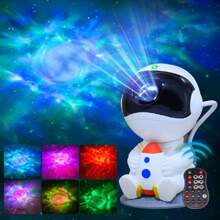 Projekcja światła Star Light Astronaut Light Multi-Color Inteligentny pilot zdalnego sterowania APP Control dla baru KTV Club Party Karnawał Boże Narodzenie Halloween Nowy Rok Walentynki Sypialnia Ubieranie Prezentów Urodzinowych Śpiewanie I Taniec