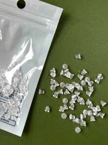 约 100 个透明塑料耳塞帽，适合女性日常使用