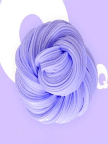 Slime cristallino soffice, super morbido e liscio, impasto da gioco colorato a schiuma