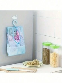 Multi-Purpose Hangable Storage Mesh Bag - Bathroom Accessories For Organizing Clothespins, Kitchen, And Bathroom Essentials - , Water-Resistant, And Easy-To-Clean Home Organization And Storage Solution