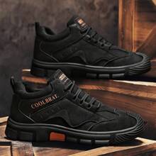 Men's Casual Sneakers, Cargo Inspired Design, Fashionable & Versatile, Soft & Comfortable Lining, Waterproof Leather Upper, Anti-Slip Outsole, Comfortable , Outdoor Casual Sports Shoes