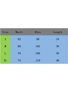 Hoodie Hole Skirt, High-Waist Half-Dress, Side Spilt Slimming Party Casual Street Solid/Plaid Skirt - 紅綠格子 - 查看 7