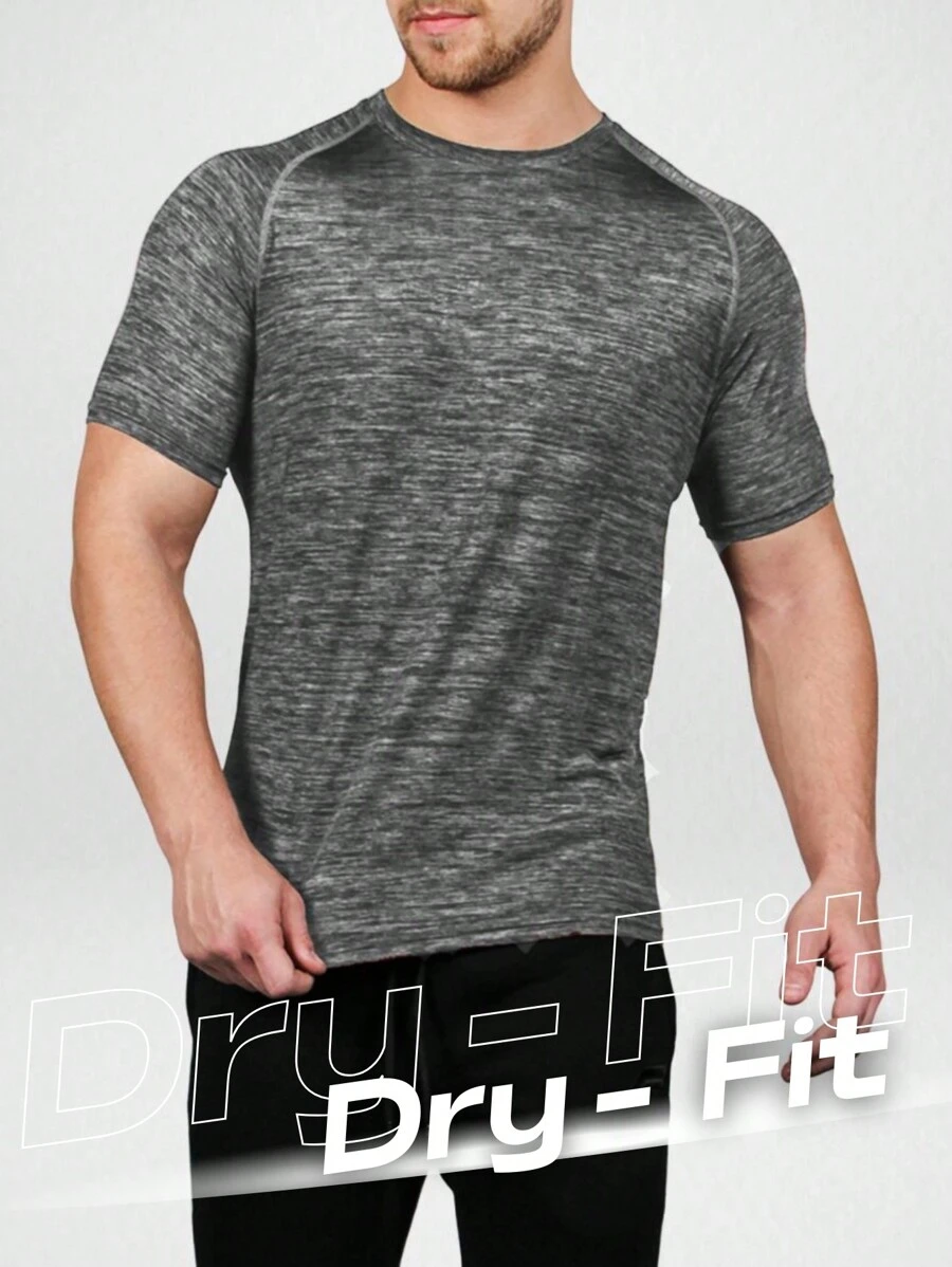 Men Sports Tees & Tanks - Xám - Xem 1