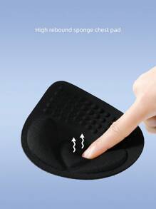 1pair Thickened 4cm Underwear Cup, Small Breast Padding, Removable And Washable Push-Up Breast Pad Inserts To Increase Padding, Underwear And Bra Accessories