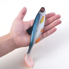 T-Tail Soft Fishing Lures, Widely Used For Swimming Lures In Most Water Bodies, Suitable For Most Fish Species