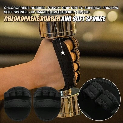 Protetor de mão para levantamento de peso, 2 peças, protetor texturizado para academia, luvas alternativas para exercícios com halteres, protetor antiderrapante e antiabrasão para levantamento de peso, fitness, treinamento de força, tapete para pegada de academia, acessórios para academia