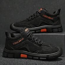 Men's Casual Sneakers, Cargo Inspired Design, Fashionable & Versatile, Soft & Comfortable Lining, Waterproof Leather Upper, Anti-Slip Outsole, Comfortable , Outdoor Casual Sports Shoes