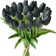 1/3/10/20pcs Premium Artificial Flowers, Real Touch Tulips Bouquet, Artificial Flowers For Wedding Room Home Hotel Party Event Valentine's Day New Years