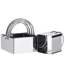 5pcs Cookie Cutter Set With Handles, Professional Baking Dough Tools, Stainless Steel Round Cookie Cutters, Rust-Proof, Easy To Clean, Dishwasher , Gift Box Packaging