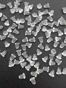 约 100 个透明塑料耳塞帽，适合女性日常使用