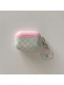 Minimalist Colorblock Plaid Polka Dot Airpods 3 Earphone Case, Women Airpods Pro 2 Protective Cover, Novel Fresh Style Airpods 2/3 Accessories - Multicolor - View 20